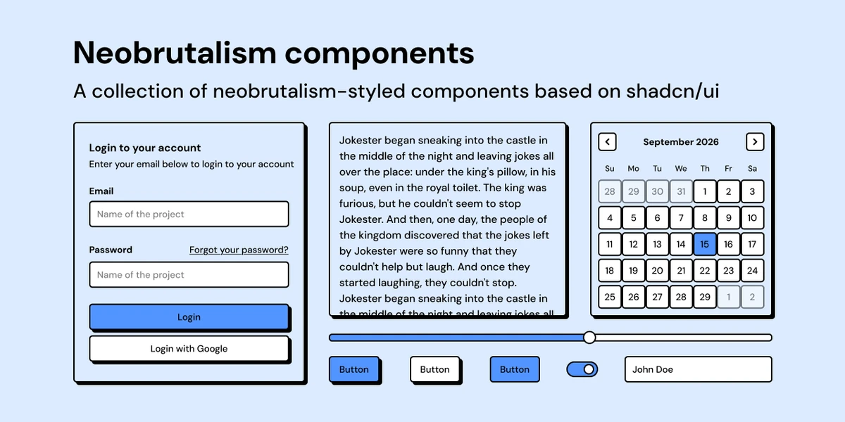 Show HN: Neobrutalism.dev – just added Base UI support and added new color theme