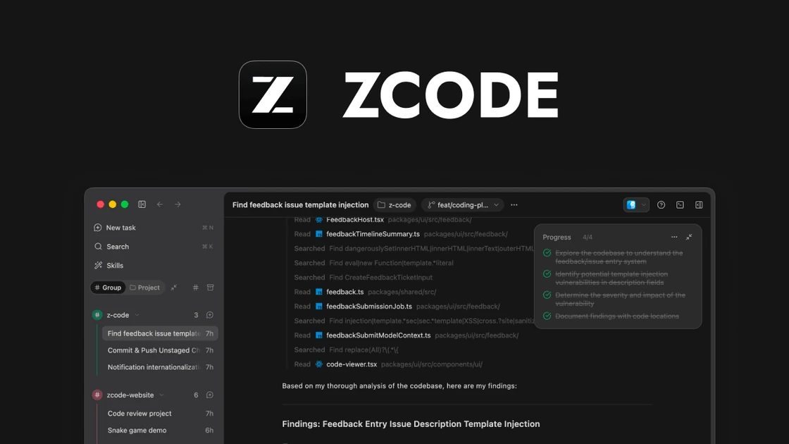 ZCode – Harness for GLM-5.2