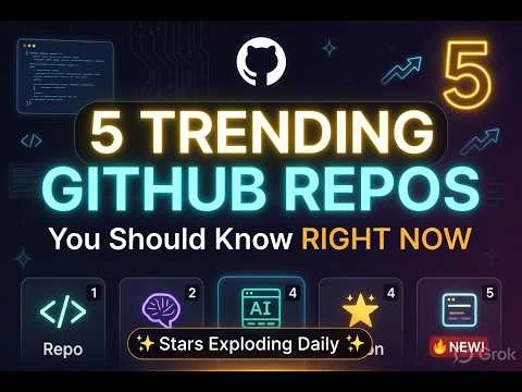 5 Trending Github Repos You Should Know #ai #code #automation #opensource