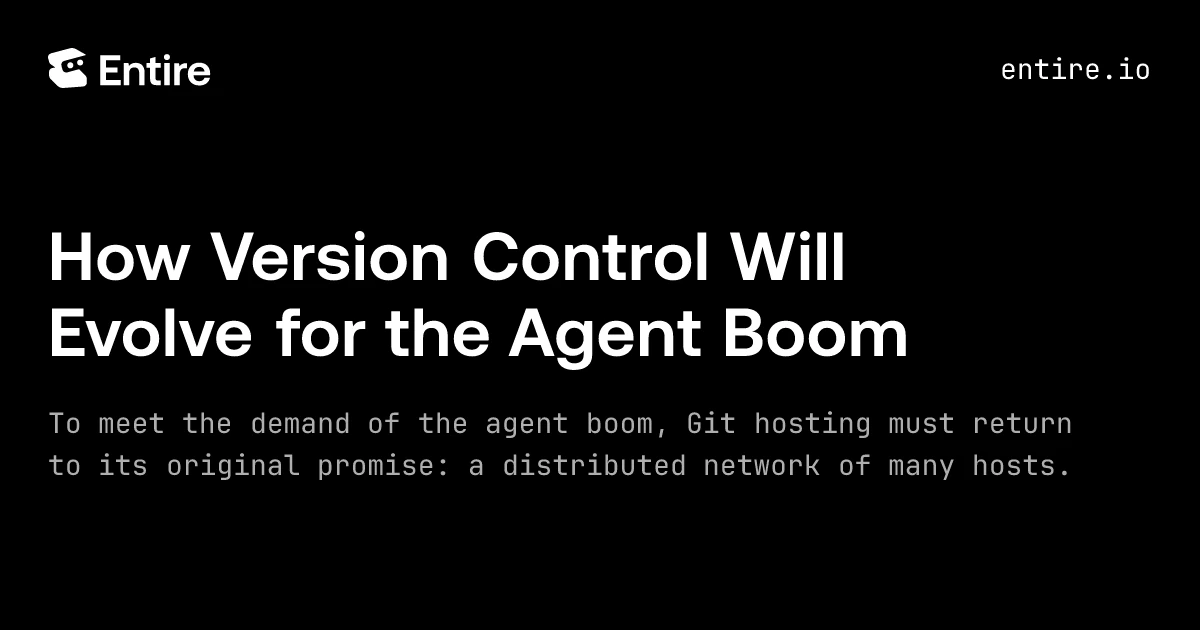 How Version Control Will Evolve for the Agent Boom