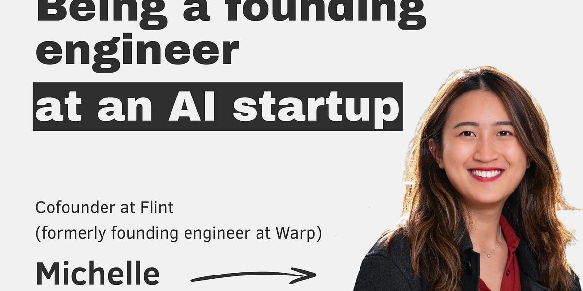 Being a founding engineer at an AI startup