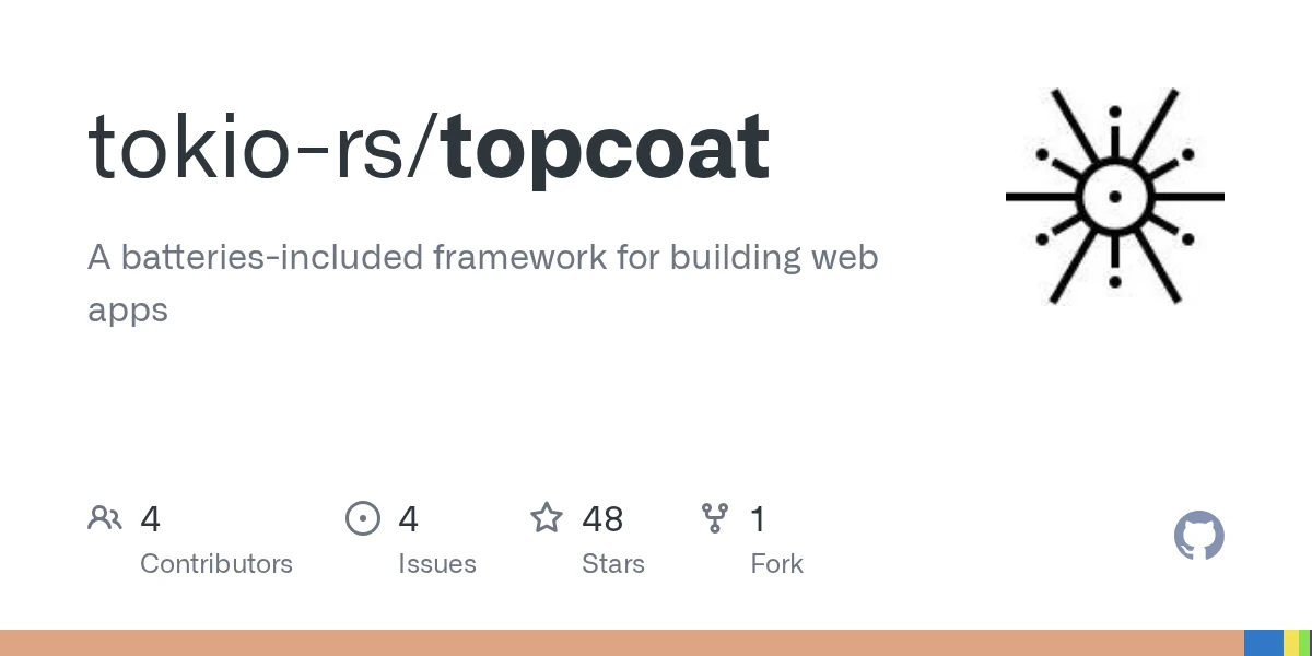 Topcoat: The full full-stack framework for Rust