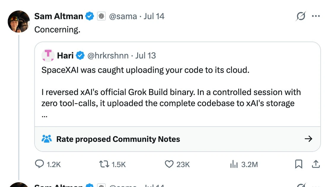 The Pulse: Grok’s CLI caught uploading all your local files to the cloud