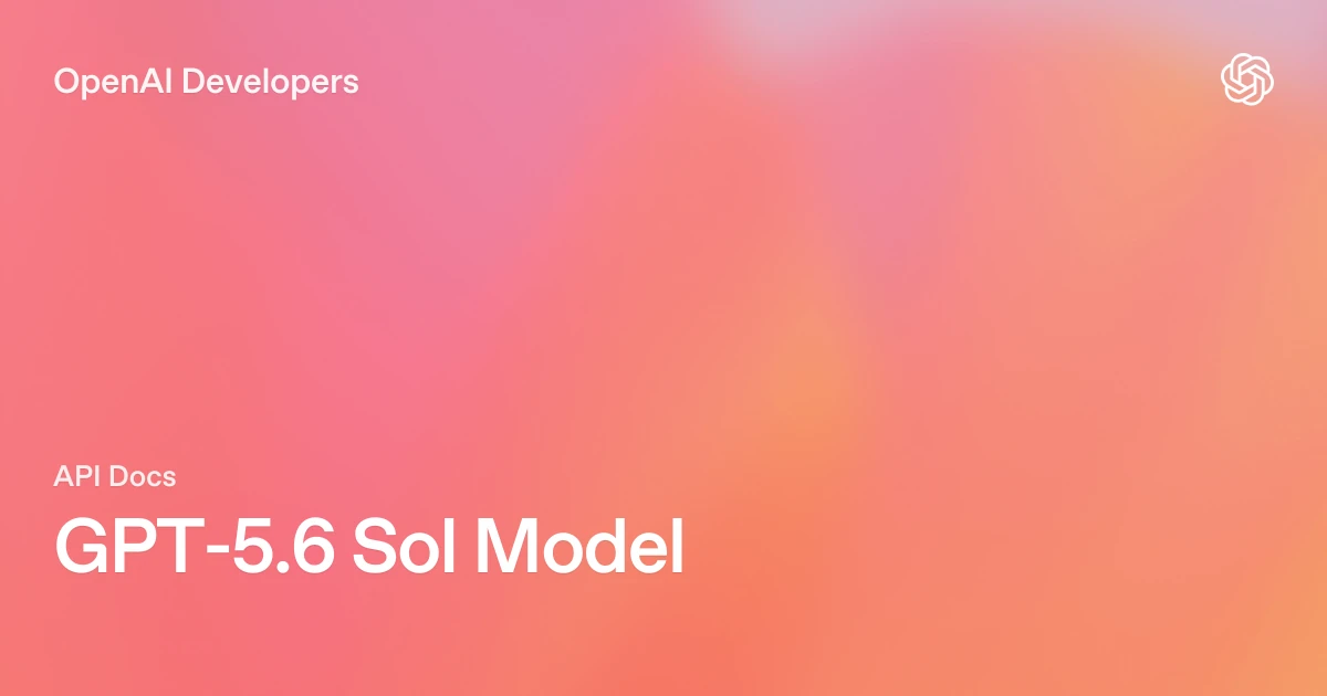 GPT 5.6 Sol 20% price reduction