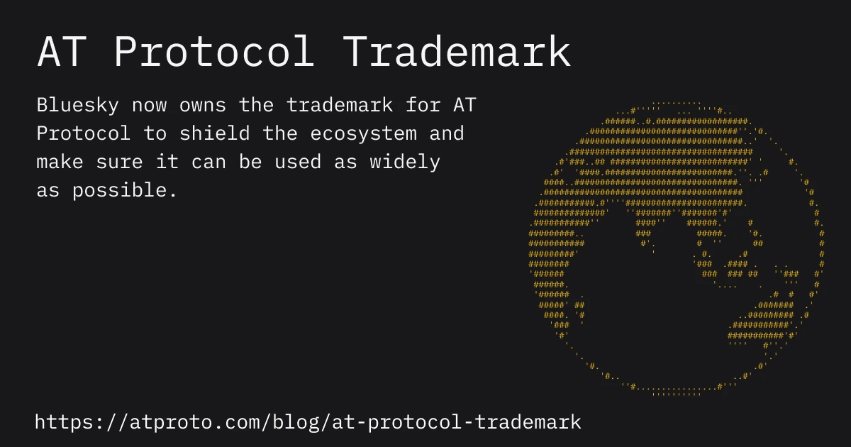 Bluesky Trademarks ATProto