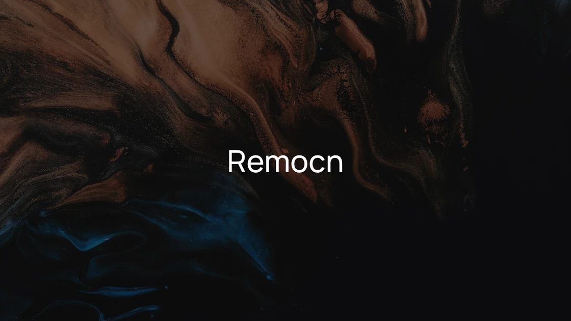 remocn — Cinematic video components for React
