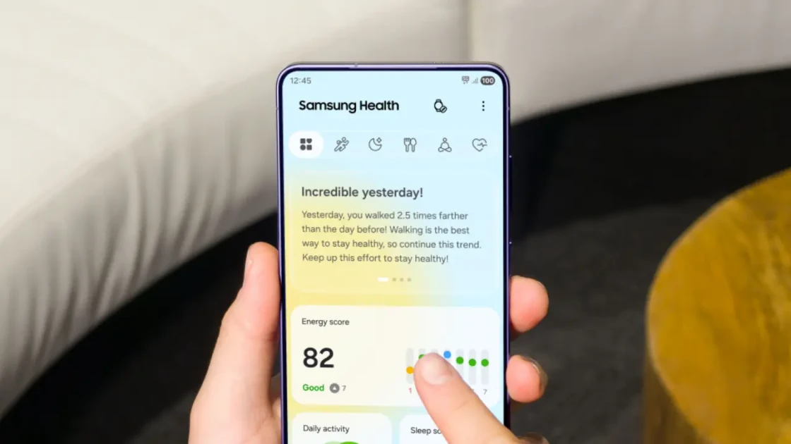 Samsung Health app threatens data deletion if users opt out AI training