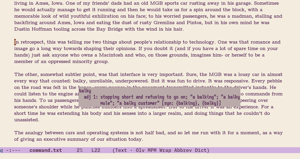 Even More Batteries Included with Emacs