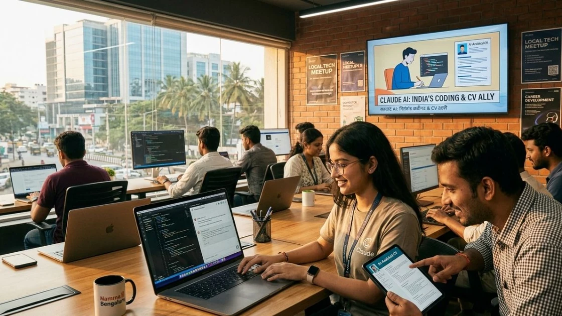 Claude AI popular among Indians for coding and CV building, Anthropic report highlights shift in workforce tools - Technology News | The Financial Express