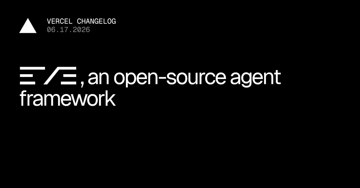 Introducing eve, an open-source agent framework