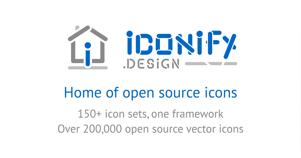 Iconify - home of open source icons