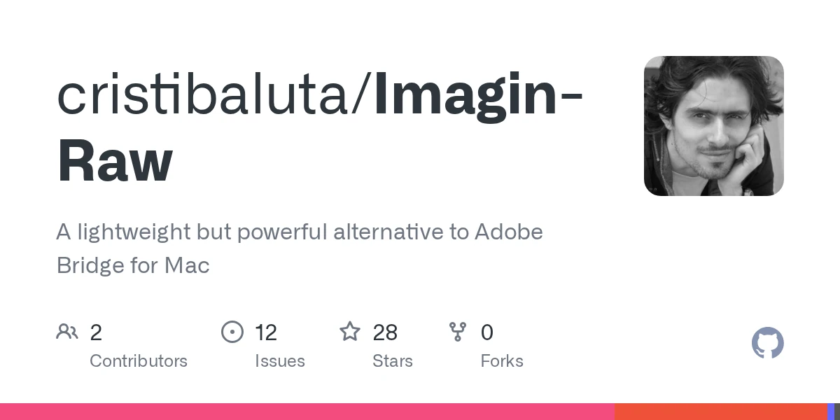 Show HN: Imagin Raw – A 9MB Open-Source Alternative to Adobe Bridge for Mac