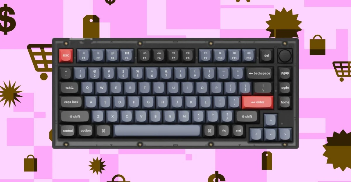 Keychron’s customizable V1 mechanical keyboard is back down to $45