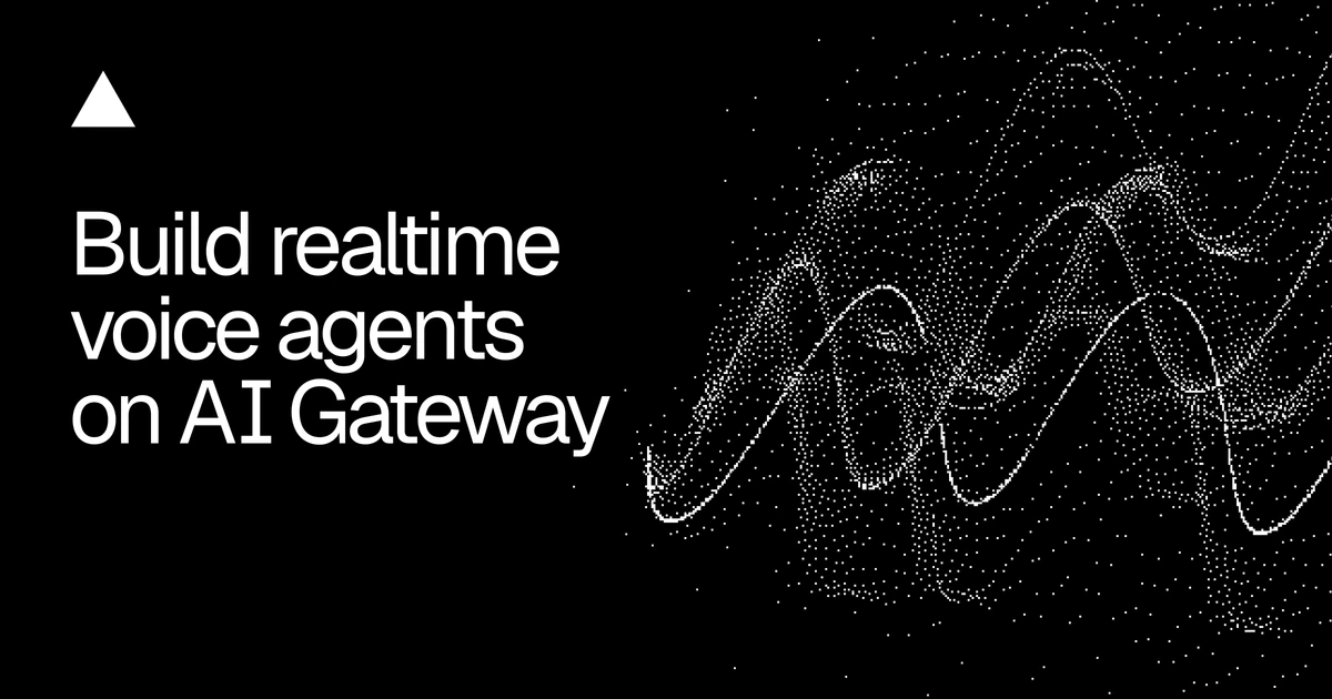 Build realtime voice agents on AI Gateway
