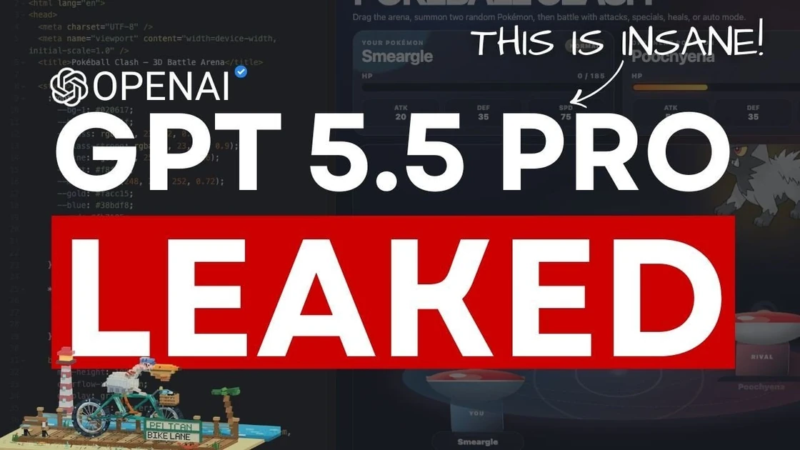 Leaked ChatGPT 5.5 Pro Tests Reveal OpenAI’s “Spud” Building Interactive 3D Worlds