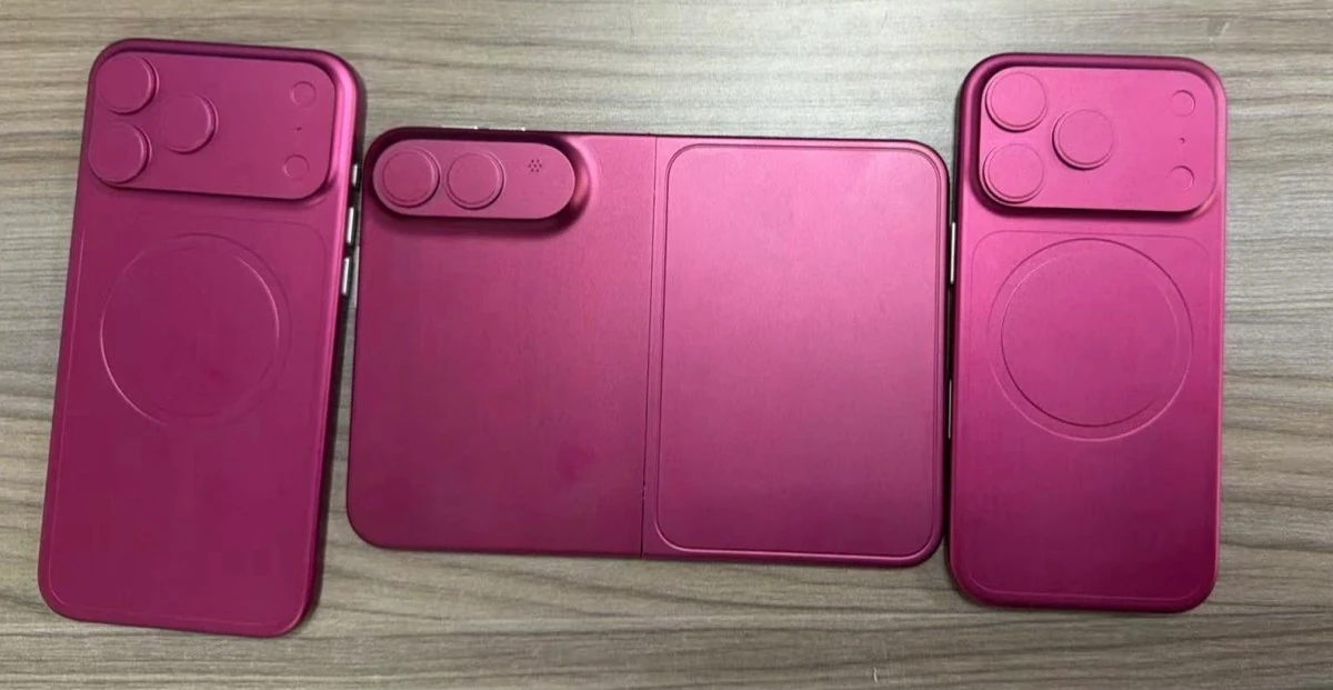 A wild, wide foldable iPhone dummy emerges amid rumors of a delay