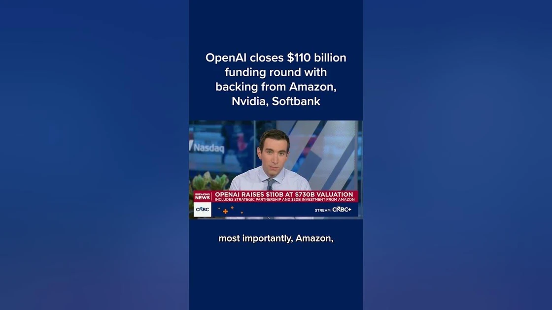 OpenAI closes $110 billion funding round with backing from Amazon, Nvidia and Softbank