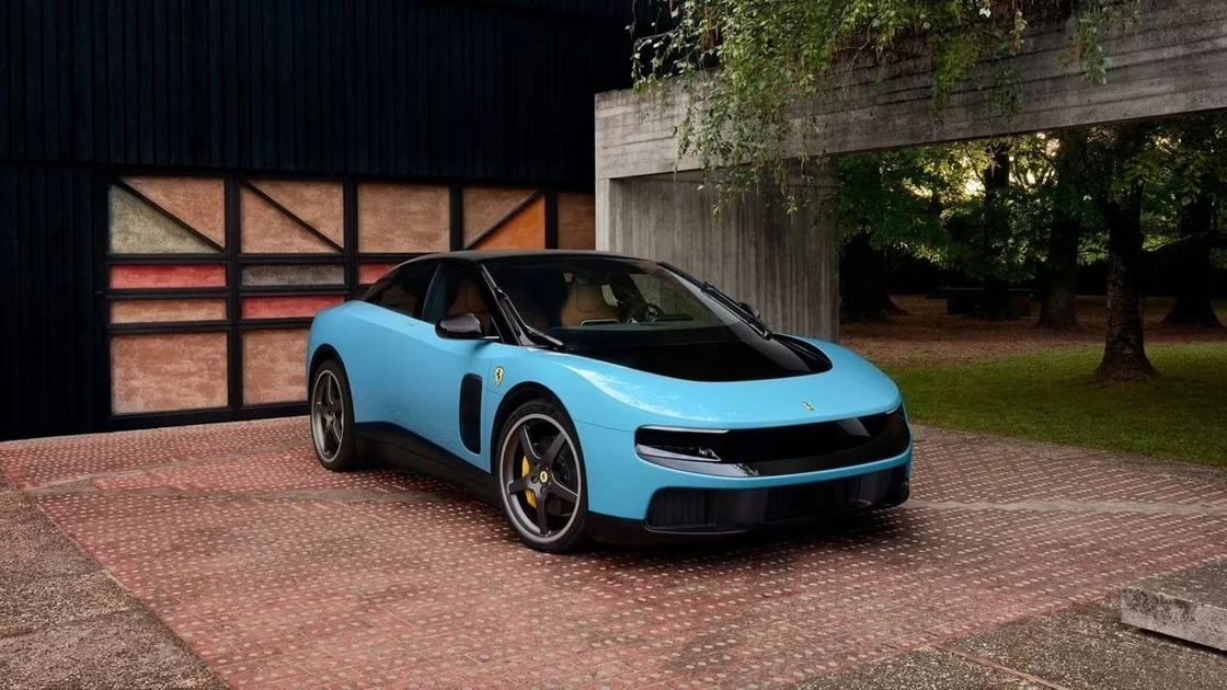 This is Ferrari's first electric car