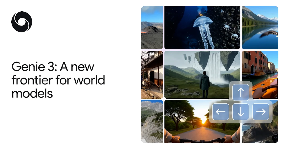Genie 3: A new frontier for world models