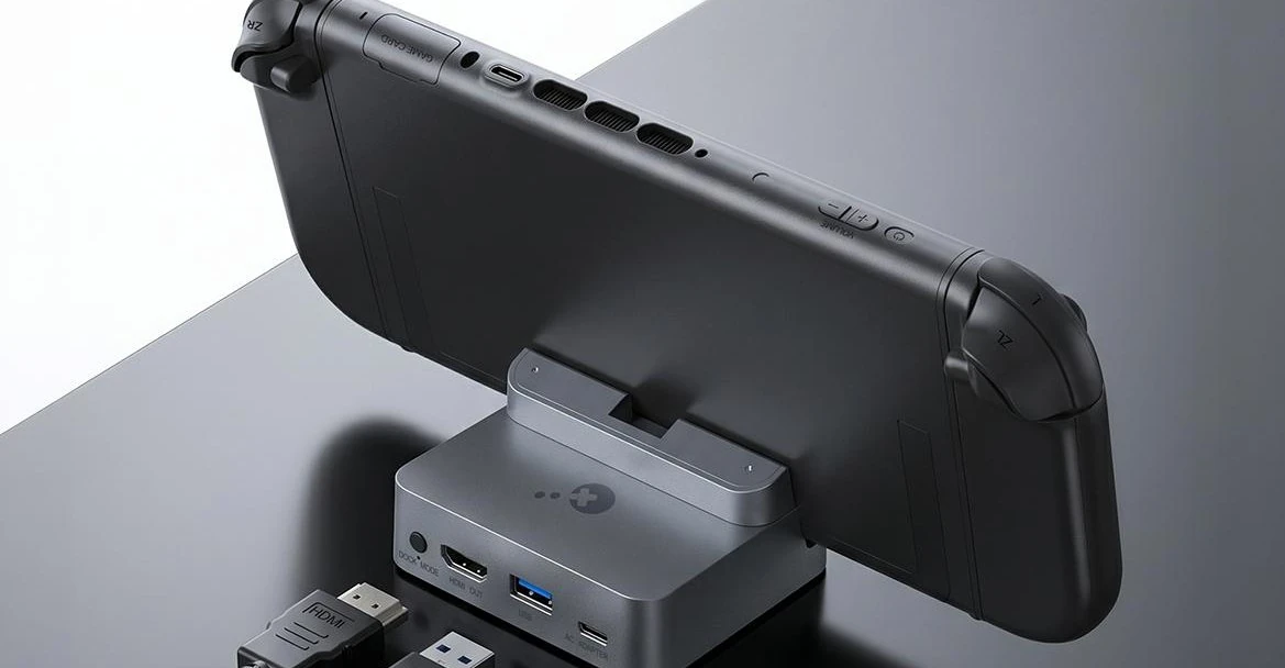 GuliKit’s new mobile Switch 2 dock lets you play with or without a TV