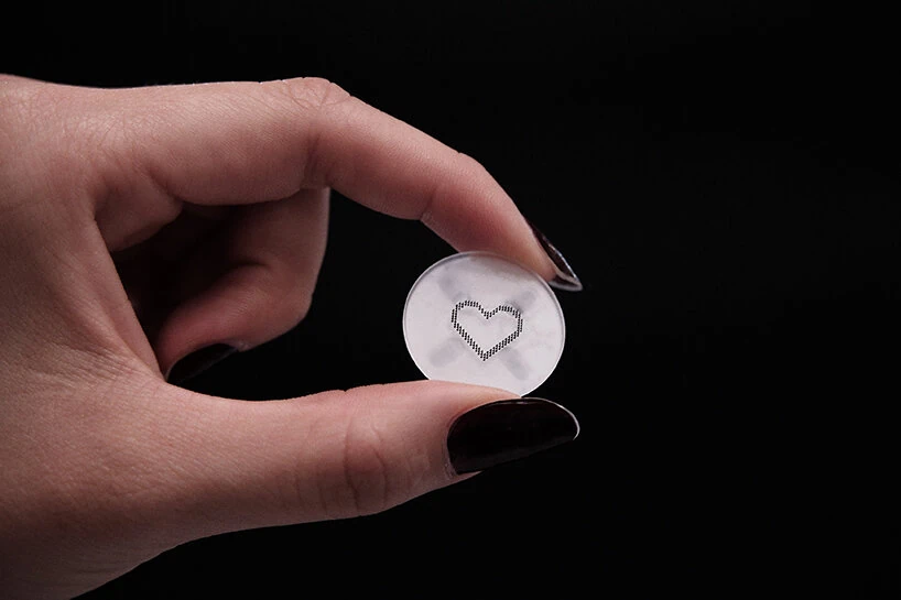 CipherX applies painless permanent tattoos with dissolving microneedle patches