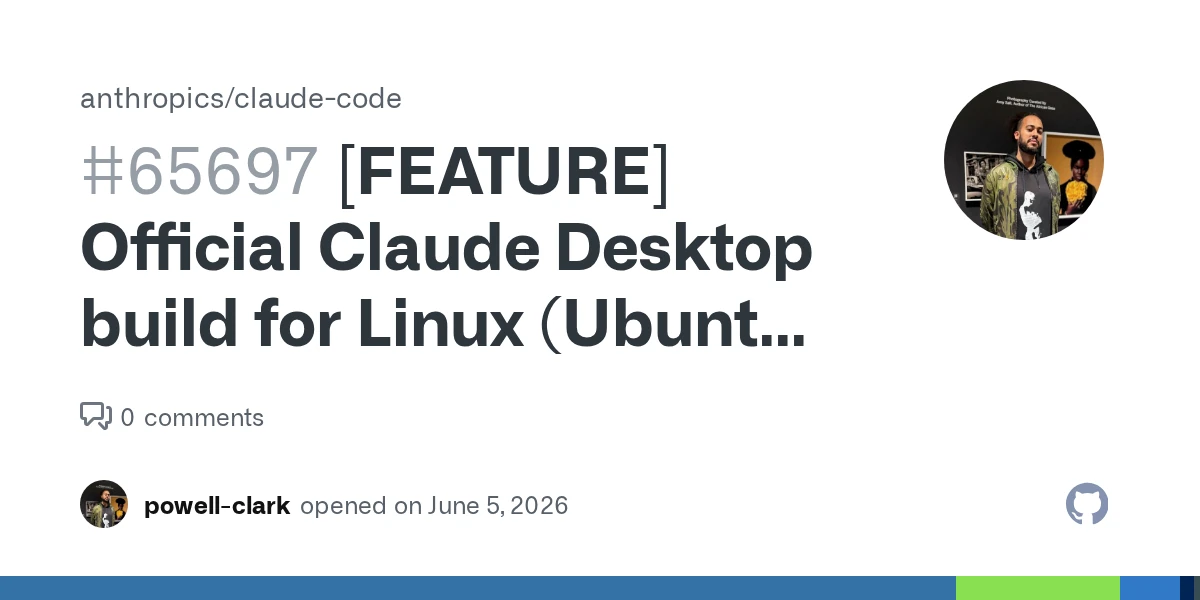 Anthropic, please ship an official Claude Desktop for Linux