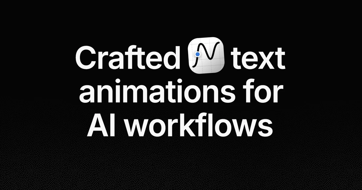 Animate text skill for your AI agent.