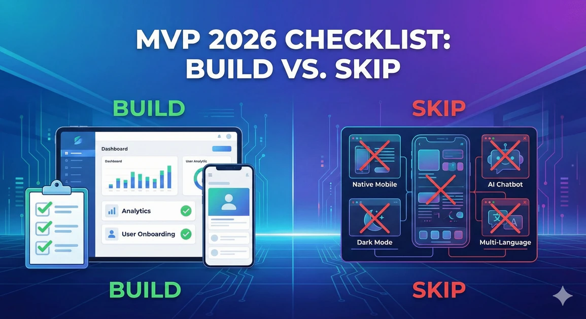 The MVP Checklist for 2026: Features You Must Build vs. Ones to Skip - Softix