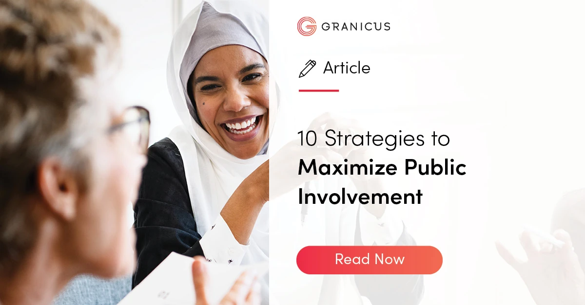 10 Strategies to Maximize Public Involvement