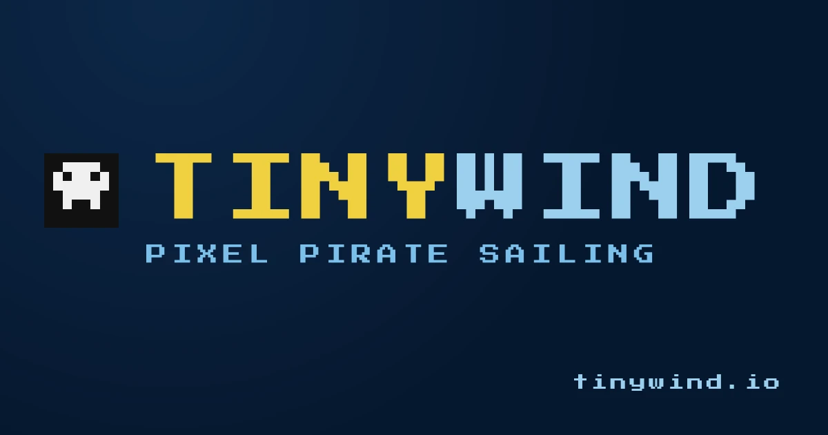 TinyWind: A pixel pirate sailing game with real wind physics (380k+ kms sailed)
