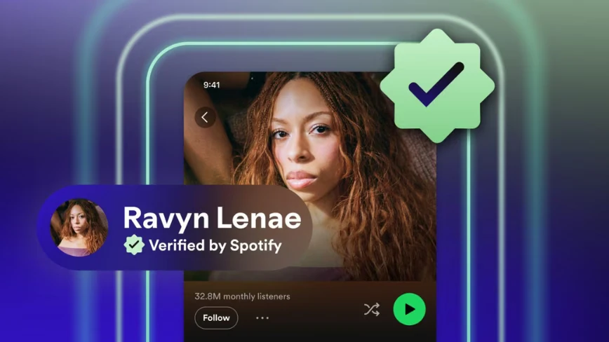 Spotify launches a verified badge for artists, and AI-persona accounts won’t qualify