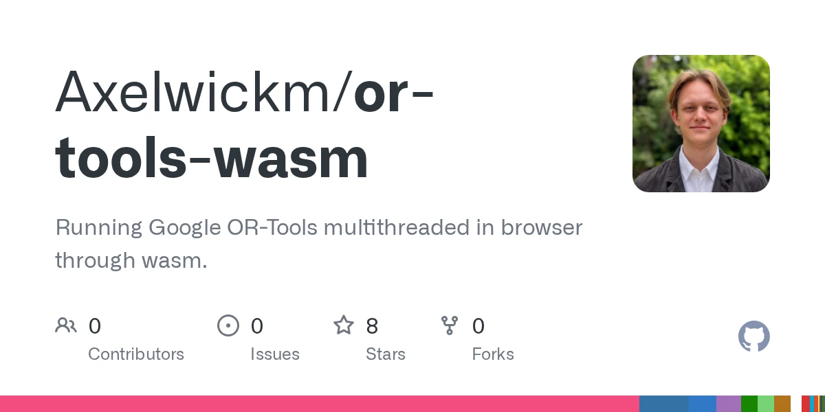 Show HN: Solving complex optimization problems with Google OR-Tools in browser