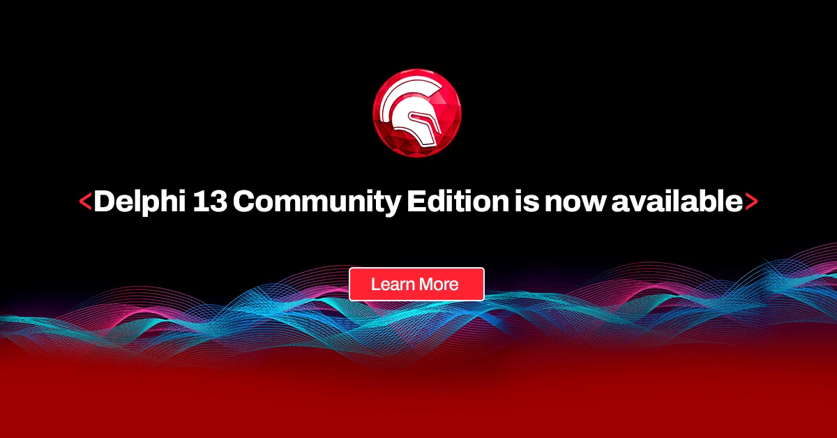 Delphi 13 Community Edition Is Now Available