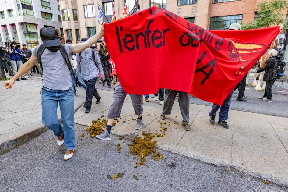 AI Protest in Montreal