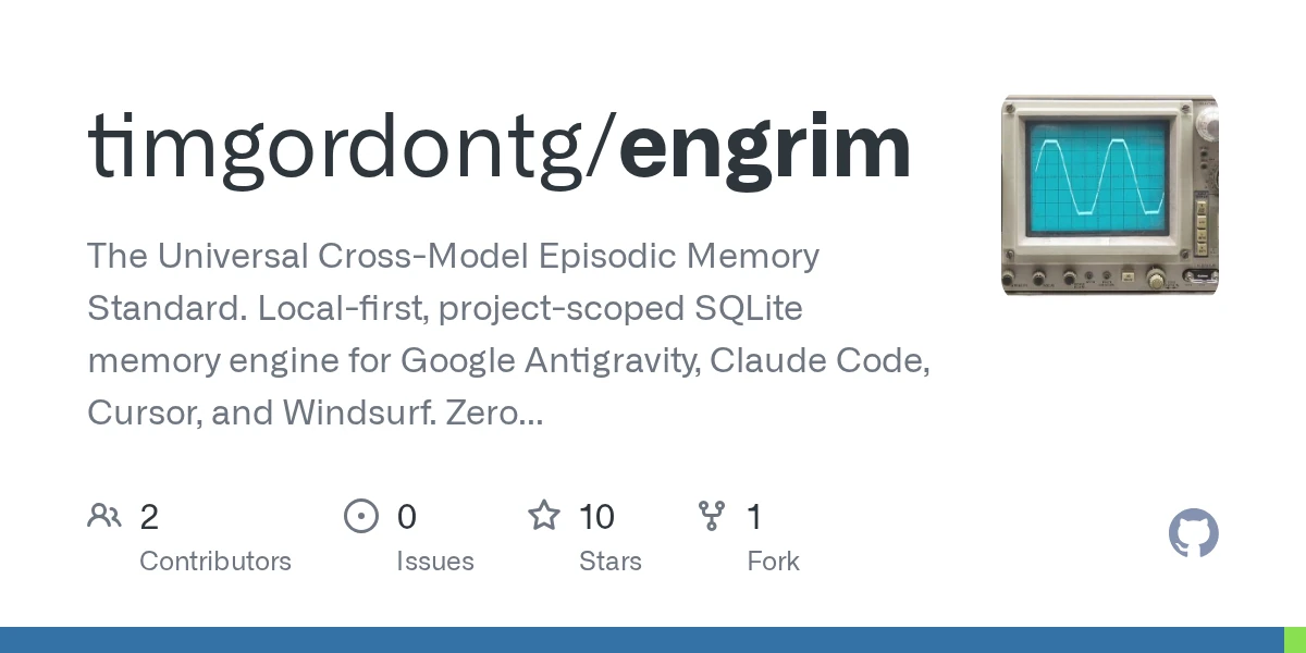 Show HN: Engrim – A universal, local-first SQLite memory engine for AI CLIs