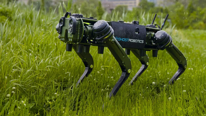 Taiwan shows off robot patrol dogs that could guard its South China Sea islands