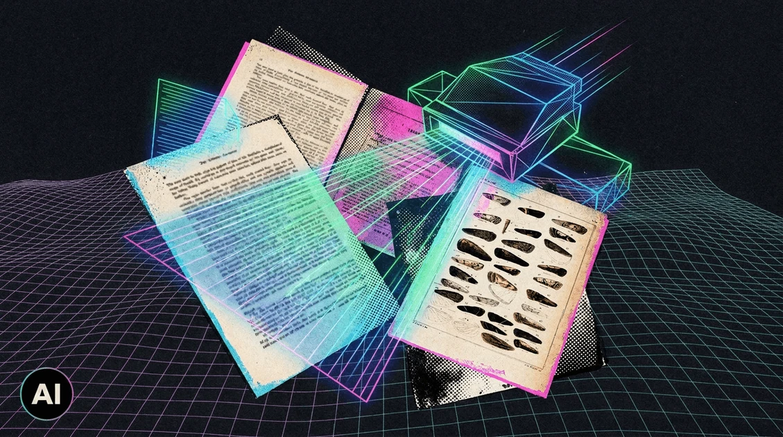 Old OCR text cripples language model training, and FineBooks wants to fix that at scale