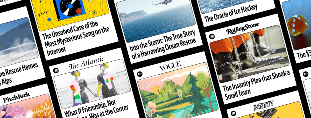 Spotify now lets you stream narrated magazine articles, too