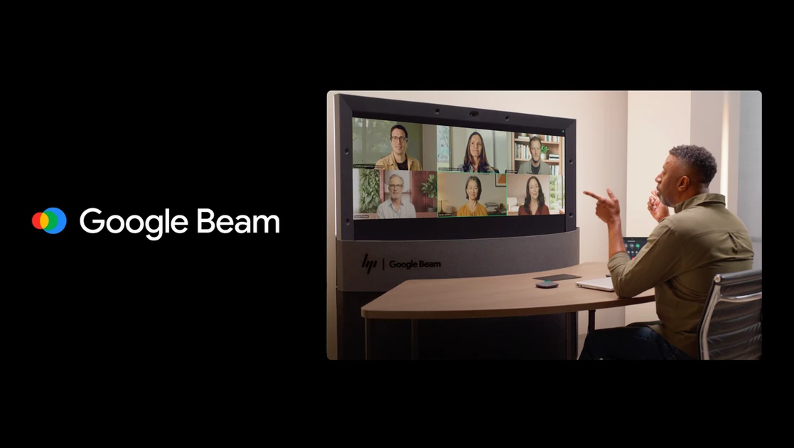 A new experiment brings better group meetings to Google Beam