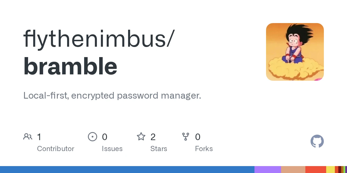 Show HN: Bramble – Local-first password manager