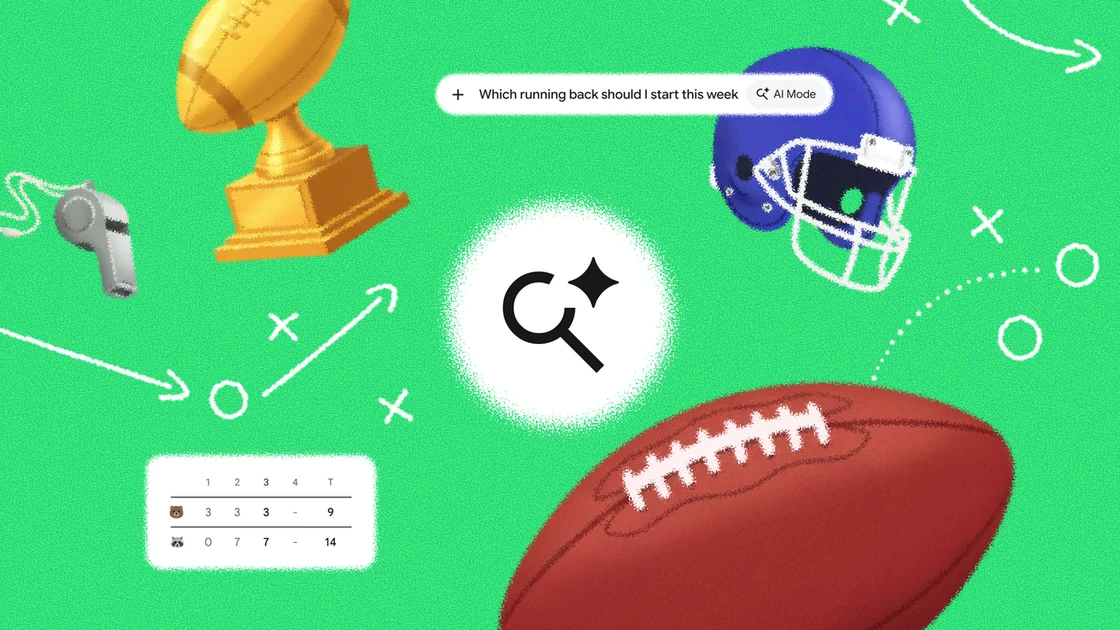 Get ready for the game with new football features in Search
