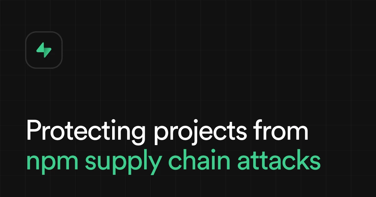 Protecting your Supabase projects from npm supply chain attacks