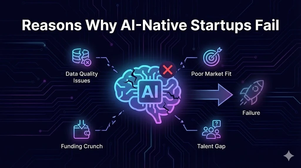 Why AI-Native Startups Fail: Data, Compute & Scaling Mistakes