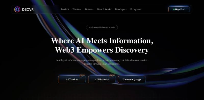 DSCVR AI: Building the Intelligent Information Hub for Web3