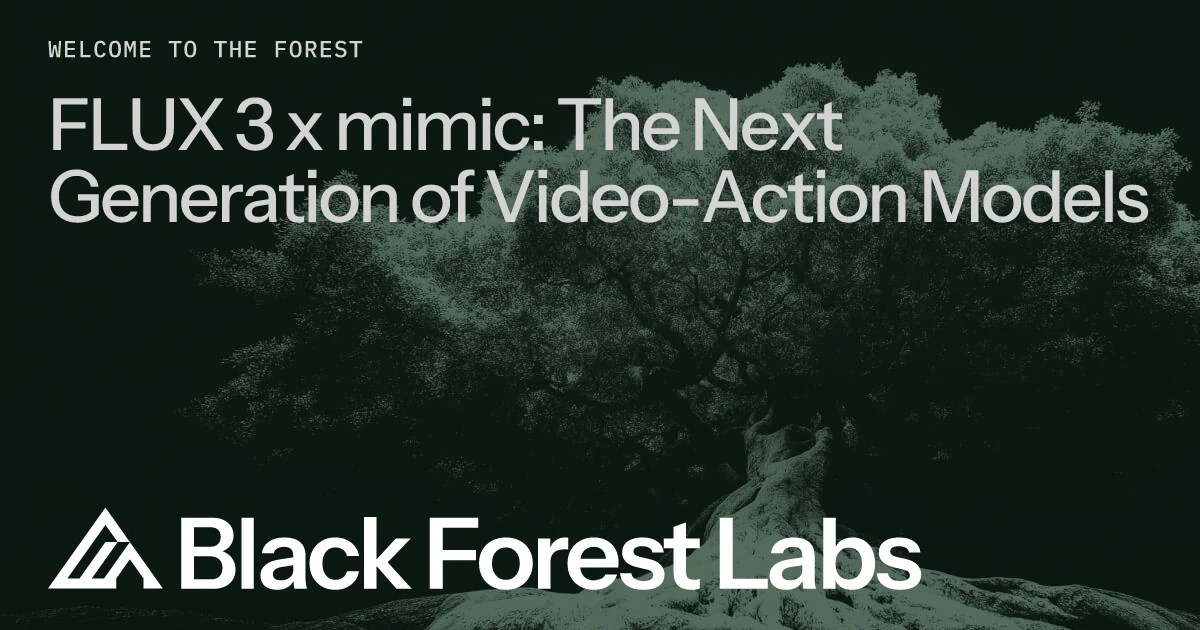 Flux 3 X Mimic: The Next Generation of Video-Action Models