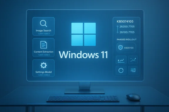 KB5074105 Windows 11 Preview: AI Updates and SSU in Phased Rollout