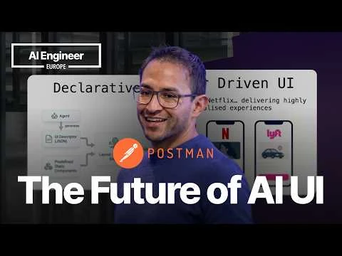 Beyond Components: Designing Generative UI for MCP Apps — Ruben Casas, Postman