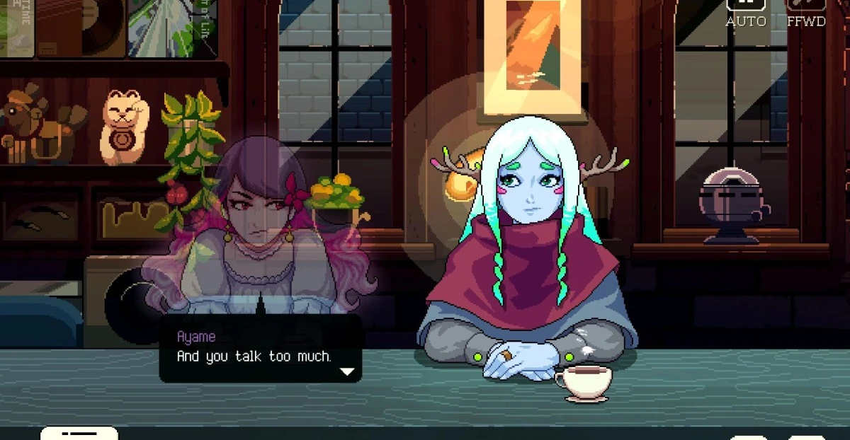 Hanging out in my favorite virtual coffee shop in Tokyo