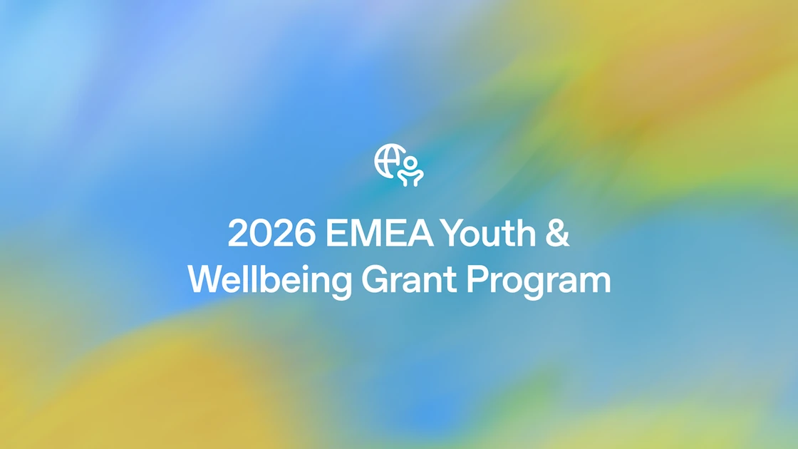 EMEA Youth & Wellbeing Grant