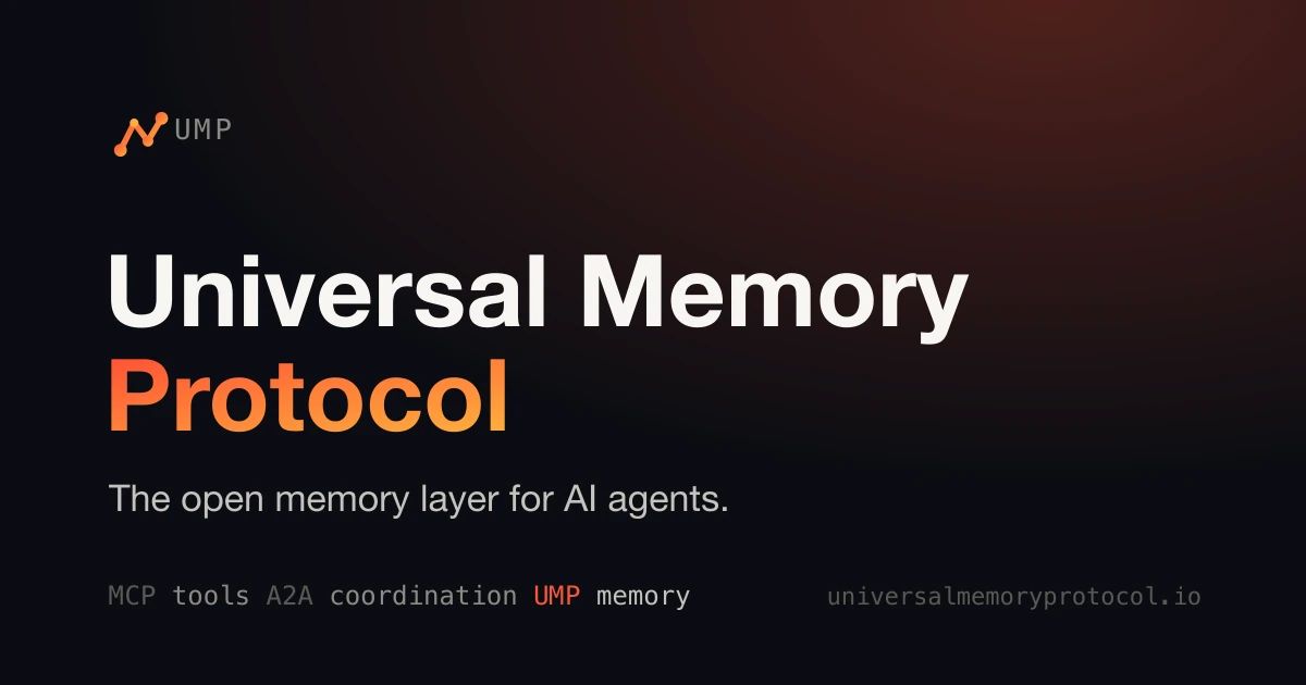 Universal Memory Protocol – a shared format for agent memory